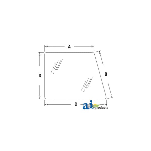 Glass, RH Window & Door, Upper 41.75" x34.25" x2.25"